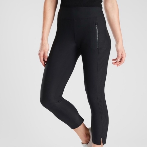 Athleta Stellar Crop Pant Black XS NWT - Picture 3 of 7